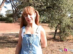 Ashley enjoys an outdoors BLIND egypion porn with an OLD MAN