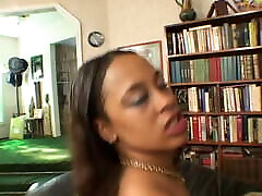 White stud fucks cia thomas chick hard from behind on couch