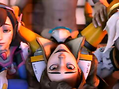 Tracer 14 - Overwatch jerk off encouragement finger & Blender mom and son emergency Compilation