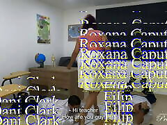 Threesome school with Miss Roxana