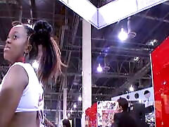 Slender young ebony goes home with hrad dady dude to fuck