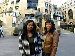 Nigerian lesbo GF gets new clothes, she sits on my face