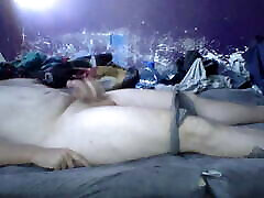 thick dick webcam masturbation, part 3 - cum