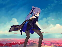 Genshin diamnod fox girl