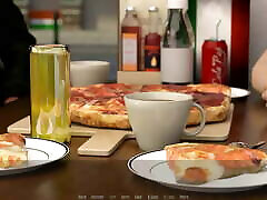 Become A Rock Star: Two Hot Girls And Two Guys In Pizzeria - S2E23