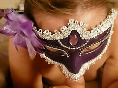 Anita Coxhard jerks her husbands semi-erect hardon while discussing her first new cock on camera