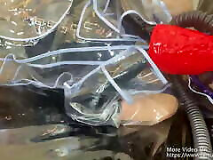 NANA Transparent raincoat and swimsuit tape xxxexocist parody orgasm