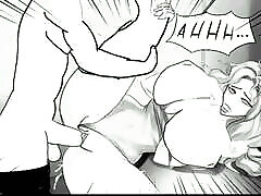 nice tits and spanking two pussy - comic ,Sketch 2020