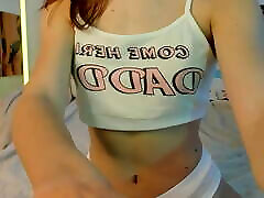young student jerking off her cameltoe