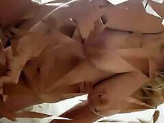Swedish mature natural big tits milf and mutual masturbation with cumshot and female orgasm