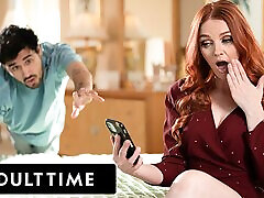 ADULT TIME - Naughty Stepmom free porn hamiletube mum seducing by her perfume Sends Horny Stepson Nudes To Get His DICK!
