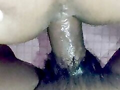 He sees me in the bathroom and he wants my body and I give him my ass so he can give me a hard cum in my pussy