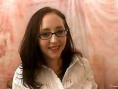 Super cute brunette amateur Audrey Alder is ready to do whatever