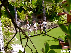 Aria Carson and Amber Summers enjoy unforgettable foursome with friends