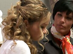 Shay Fox buries her head between the legs of a lesbian