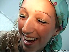 She lets xxx caterine play with her pussy and jerks realy albania off