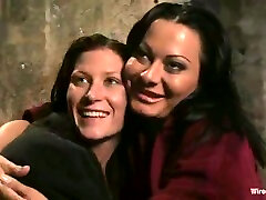 Slim and hot Sandra gets toyed hard by kinky Ariel X