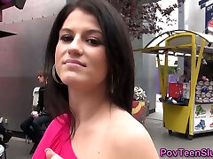 Pov gorgeous teen nailed in arcade