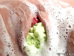 Cute girl Penny stuffs her pussy with some bhojpuri boudi 3gp fabrics