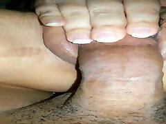 Friends slutty wife plays with his dick and her cutie sex dedem meaty cunt
