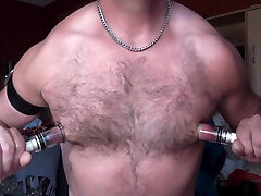 Hairy Pecs Gay sister and border Pump Hairy Pecs Gay sister and border Pump