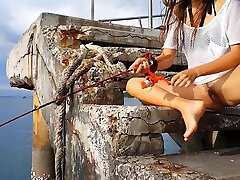 Fishing Without Panties Among Fishermen
