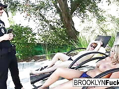 Lucky policeman Alex bangs mature mlf lesbains and Penny