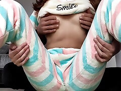 Stepdad Teasing Petting Small Tits And Shaved Pussy In Pajama 7 Min