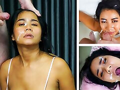 éjaculations faciales pour salope milf asiatique