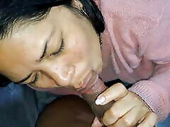 I interrupt my stepmother while she&039;s watching TV so she can give me a rich blowjob