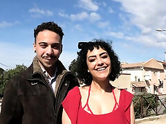 French couple, Azylis and Aaron, do it hard