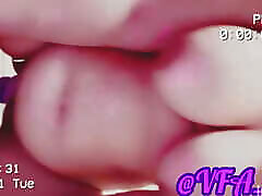 Vanilla has fun with her dildo