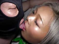Tanned "Gyaru" Exposed and Fucked