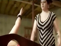 DOMINA Lesbische Spank Faust Und Masturbieren