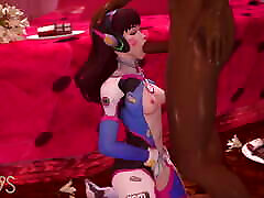 Horny Overwatch D.va In Her Jumpsuit Sucking Huge odia rina xvidio Candy