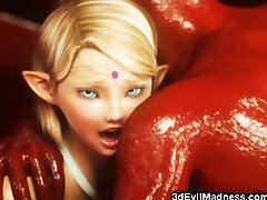 Satan and Demons Fuck Hot Girls 3D