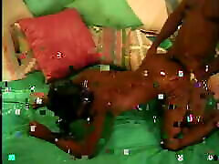 Black on black hardcore action with a stud banging a young babe in japanese man forbed3