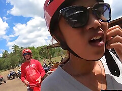 ATV buggy lust angel with his Thai girlfriend
