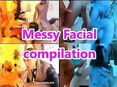 Barbie Sins, May Thai And Angel Smalls - Messy Facial Compilation Selvaggia