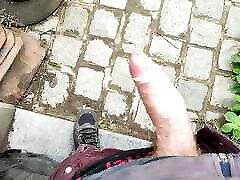 POV: Outdoors cum