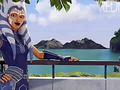 Star Wars - Ahsoka Tano Jedi Training Blowjob Animation with Sound