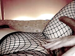 a large sister agrees to anal of a heifer in pantyhose