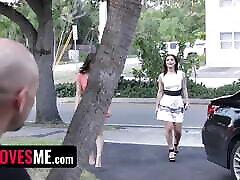 SisLovesMe - Passionate Latina Stepsisters Sophia Leone & Jezebeth Compete To Impress Their New Boss