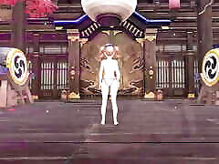 genshin impatto-barbara danza 3d hentai