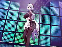 genshin impact-ganyu-danza con culo enorme 3d hentai