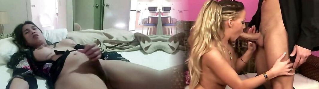 Ladyboy Eats Cum